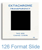 126 Format Slide Conversion, Digital, Process, Scanning