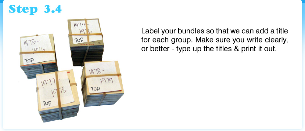Easy Slide Preparation, Organizing, How to scan slides
