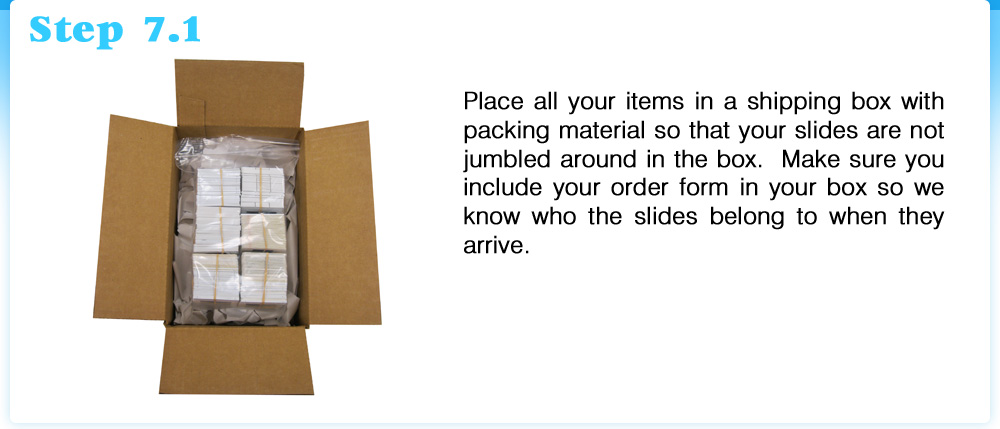 Easy Slide Preparation, Organizing, How to scan slides