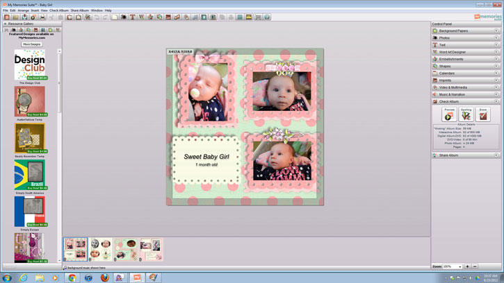 how to digital scrapbook