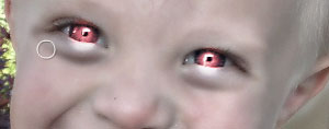 vampire photos adding dark circles under eyes