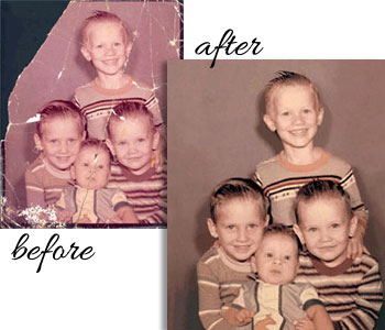 digital photo restoration