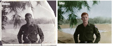 Digital Photo Restoration Service